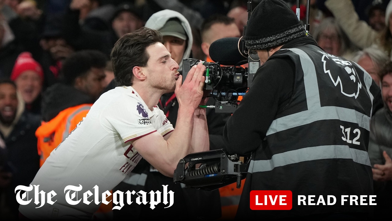 Declan Rice double fires Arsenal six points clear at the top of the table