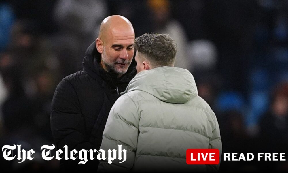 Man City title hopes dealt hammer blow by managerless Chelsea