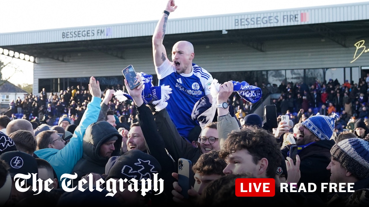 Sixth-tier Macclesfield stun holders Crystal Palace in biggest upset in FA Cup history