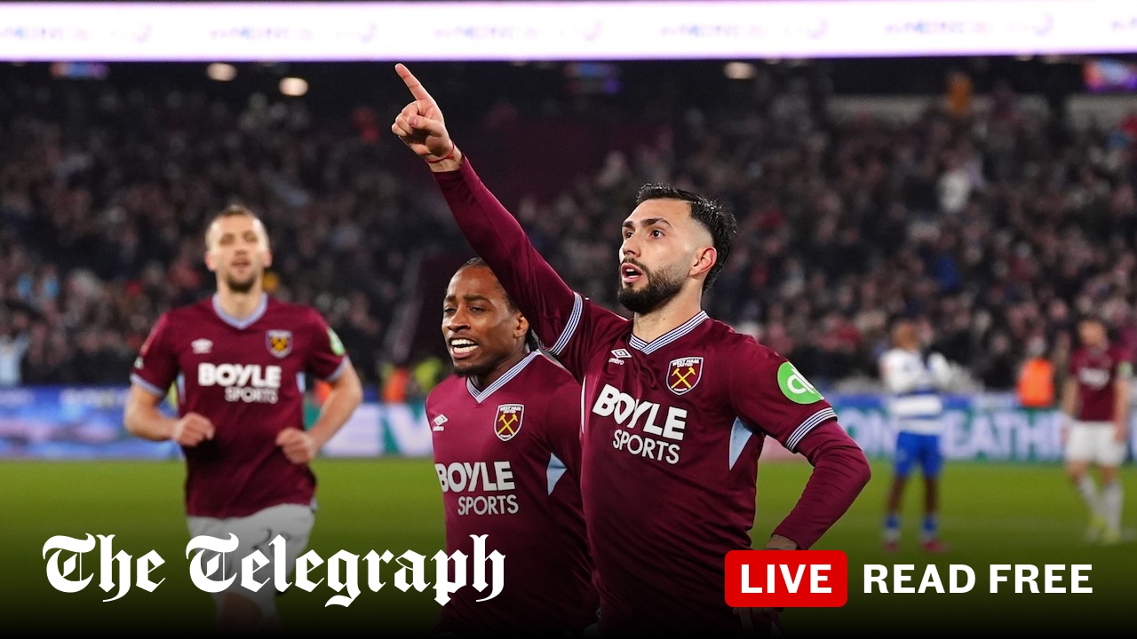 Scores and latest updates including West Ham vs QPR