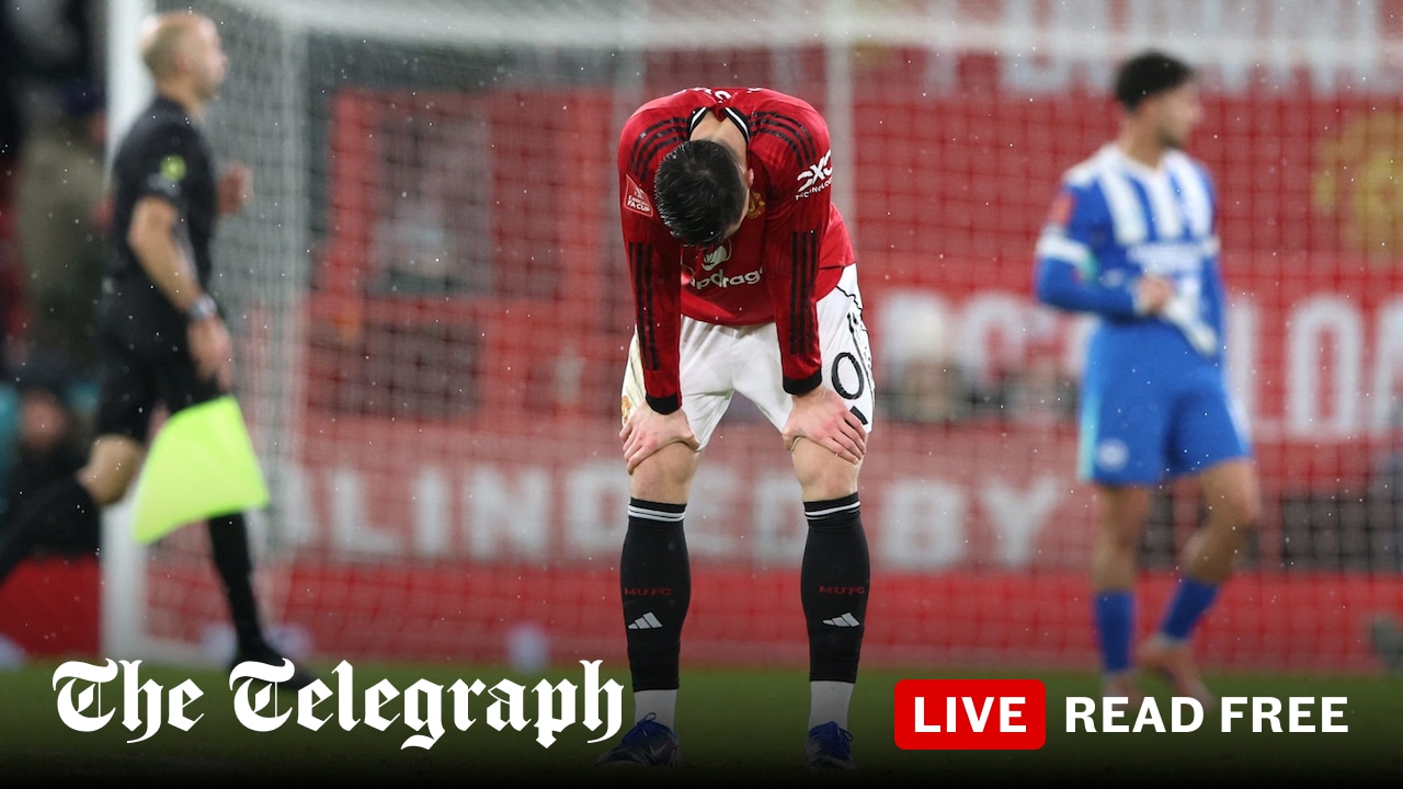Man Utd crisis deepens with FA Cup exit to Brighton