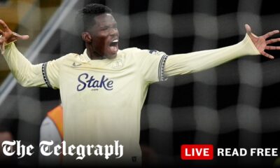 Aston Villa’s title hopes dented after costly Martinez error punished by Everton’s Barry