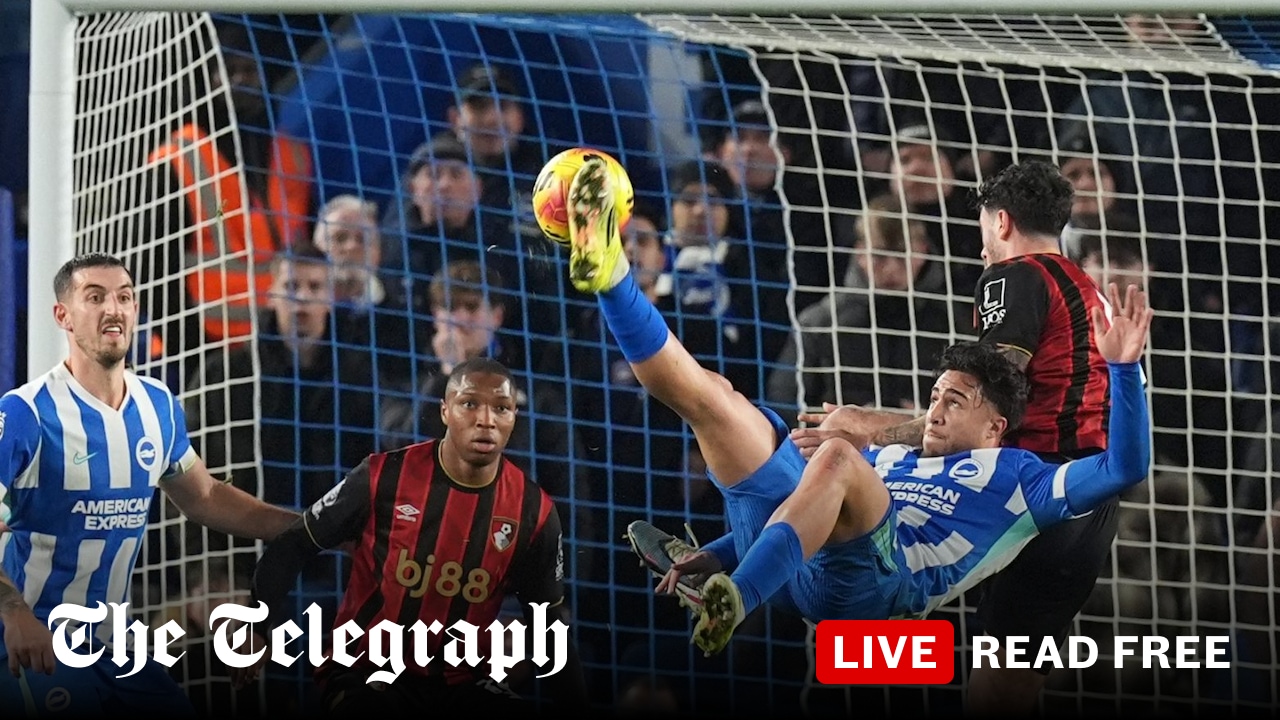 Charalampos Kostoulas bicycle kick rescues point for Brighton against Bournemouth