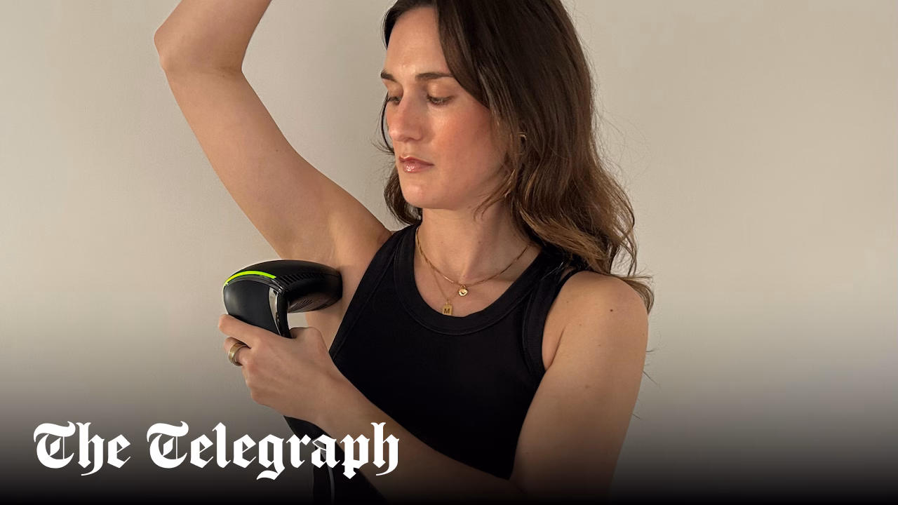 This ergonomic machine offers effective at-home hair removal