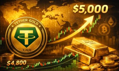 Tether Gold (XAUt) surges as gold nears $5,000