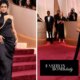 Teyana Taylor Stuns at the 2026 Golden Globes in a Black Schiaparelli Haute Couture Gown