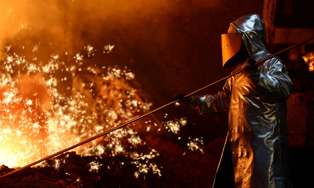 ThyssenKrupp steel factory in Duisburg