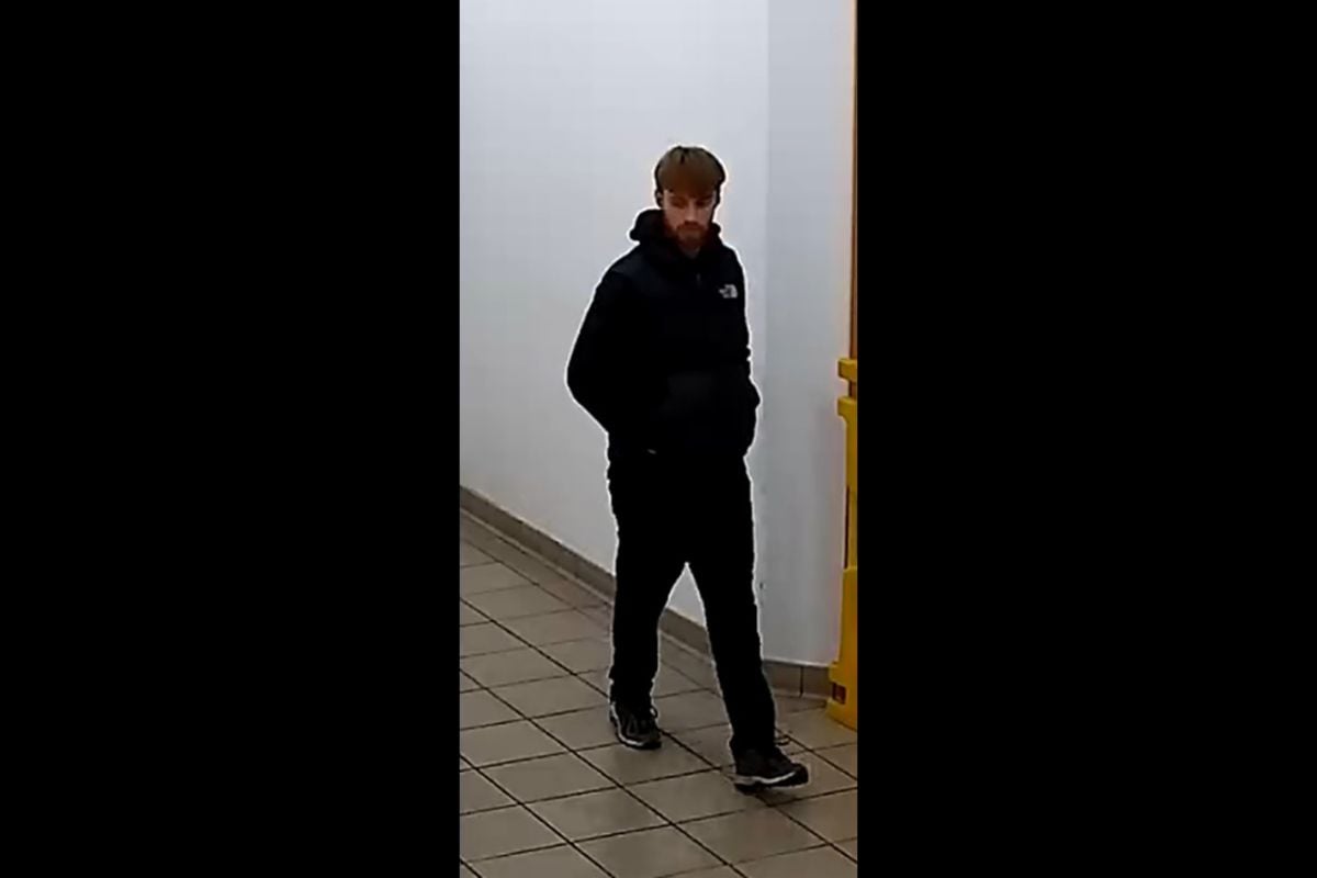 CCTV image released following voyeurism incident when a man spotted filming a woman in the toilets