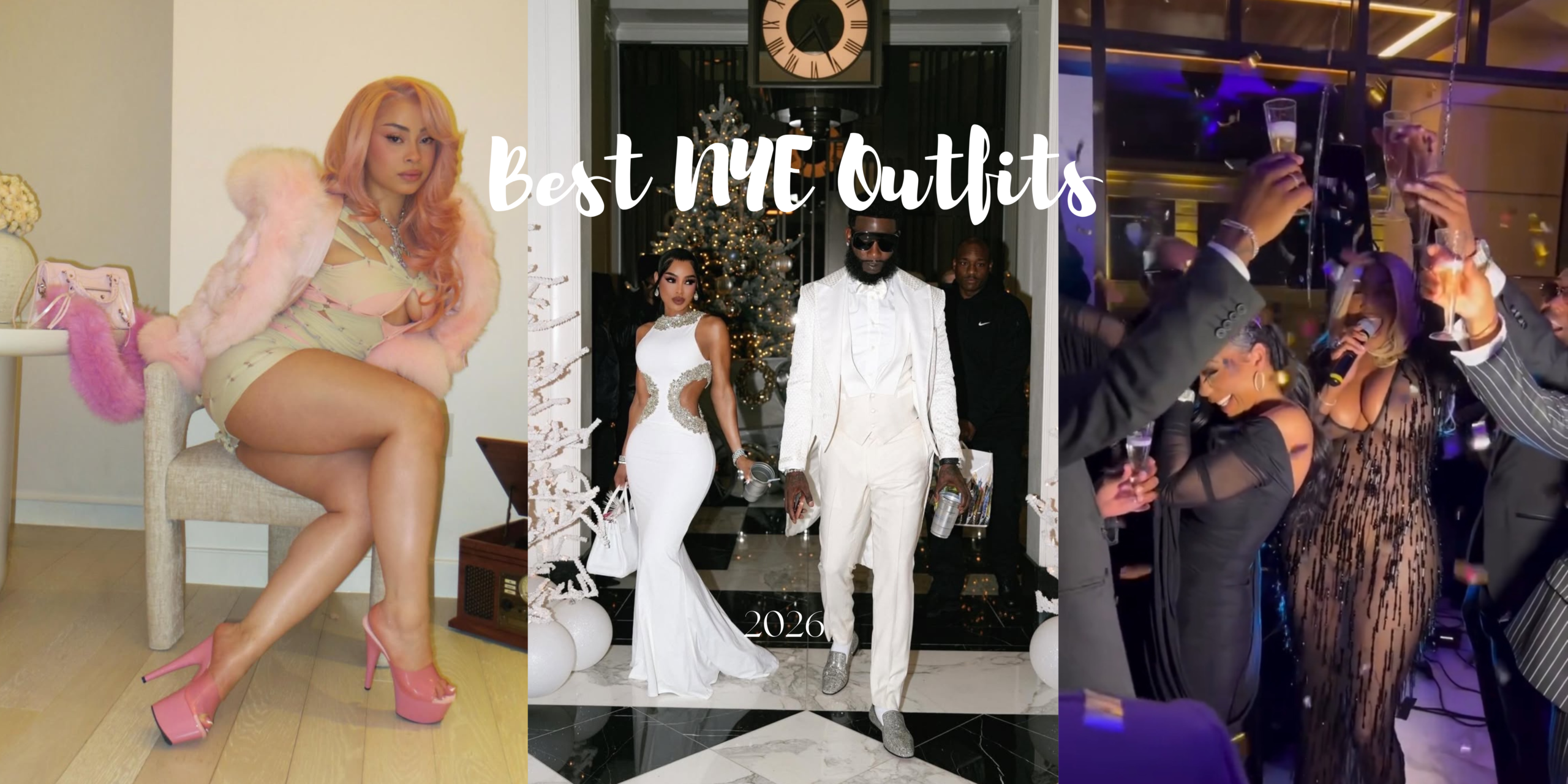 Top New Year’s Eve Looks: Nene Leakes in Ivy Showroom, Busta Rhymes in Members Only, Ice Spice in Andre J. Rose, Keyshia Ka’Oir in Bronx and Banco, and Draya Michele in Kim Shui