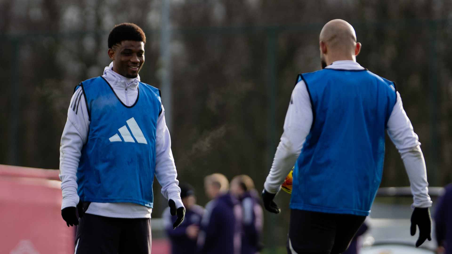 Amad and Mbeumo return to training