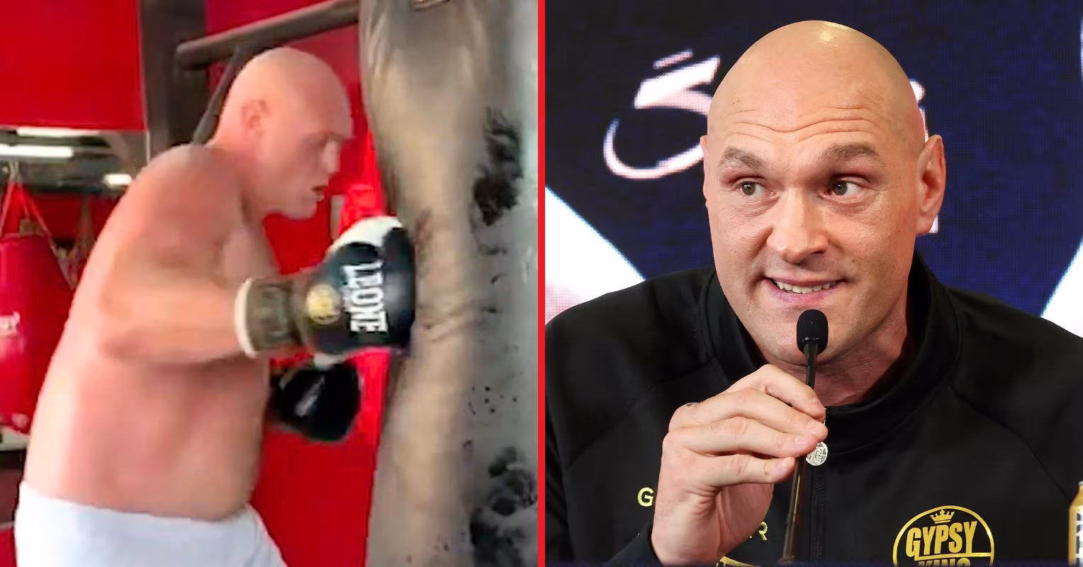 Tyson Fury’s first training footage since retirement shows current shape before comeback