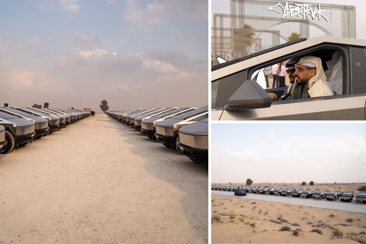 UAE launch Tesla cybertruck Dubai