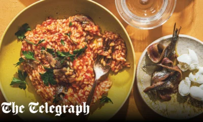 Tinned tomato risotto