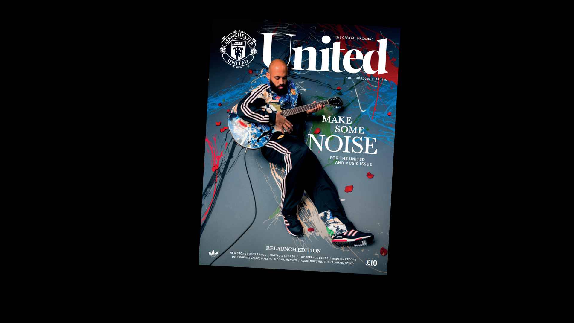 United magazine issue one launched alongside Stone Roses range with music theme