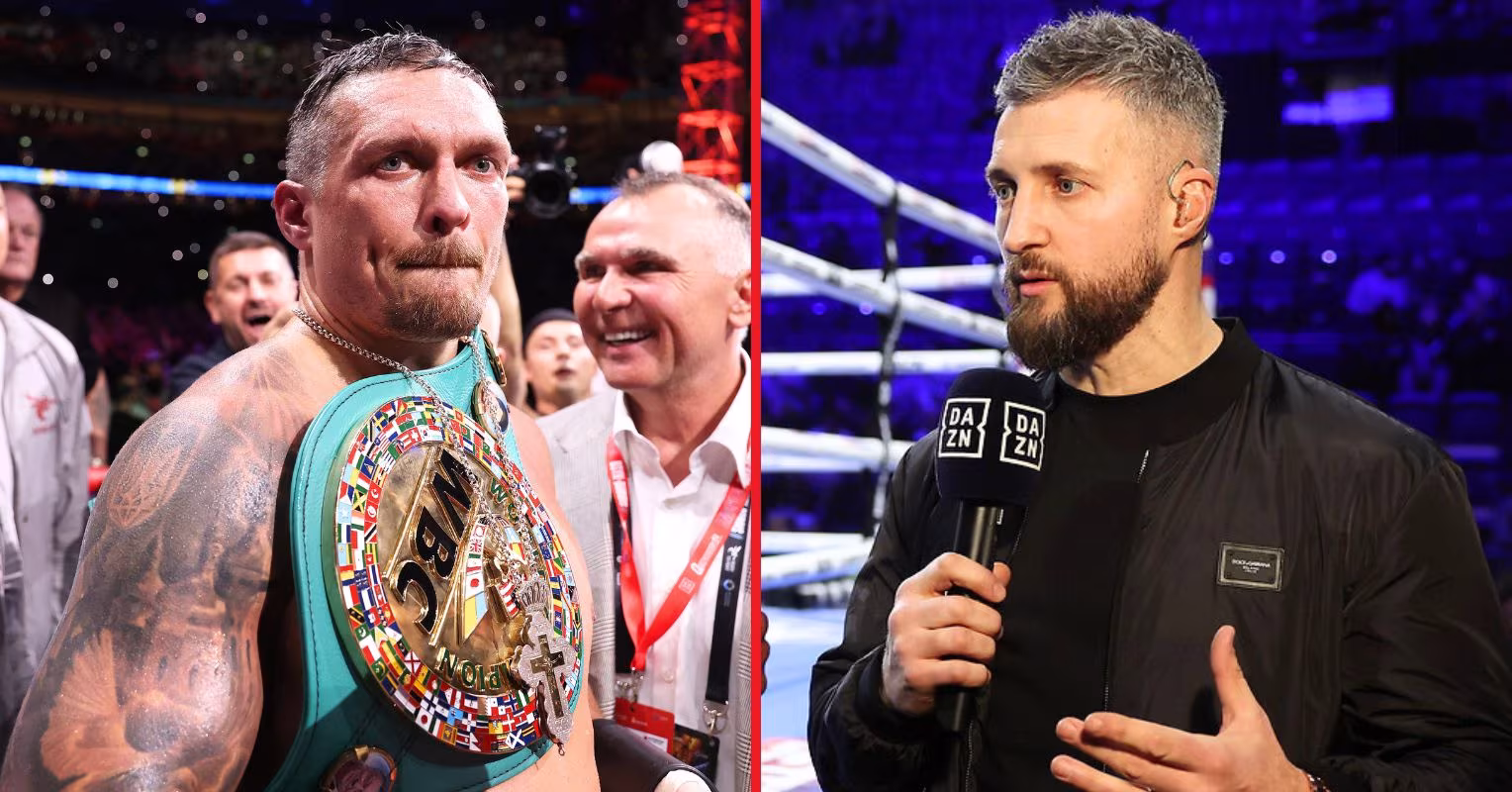 Carl Froch names the 'powerful' heavyweight that Oleksandr Usyk should face next