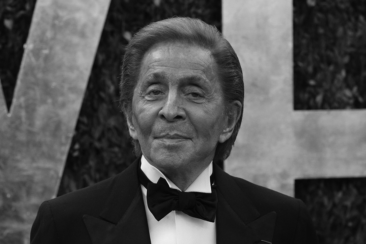 Italian fashion designer Valentino Garavani