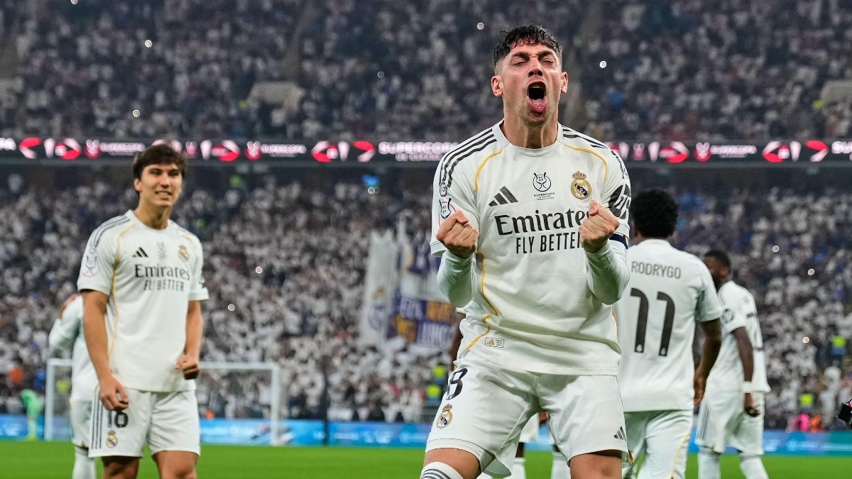Valverde scores stunning free-kick as Real book Spanish Super Cup final against barcelona