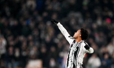 Weston McKennie celebrates his goal for Juventus against Pafos in the Champions League (@juventusfc)