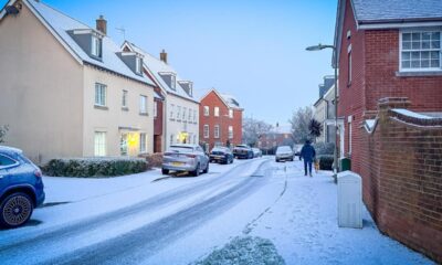 Unexpected snow hits Hampshire despite no weather warnings issued - video revealing first dusting