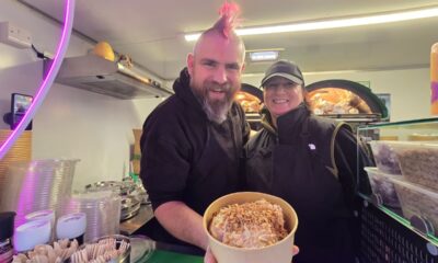 LIVE: Huge turnout in Commercial Road as Spud Man visits the Jacket Potato Lady following SpudBros controversy