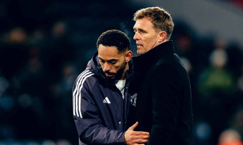 Darren Fletcher reacts to Burnley 2 Man Utd 2 on 7 January 2026