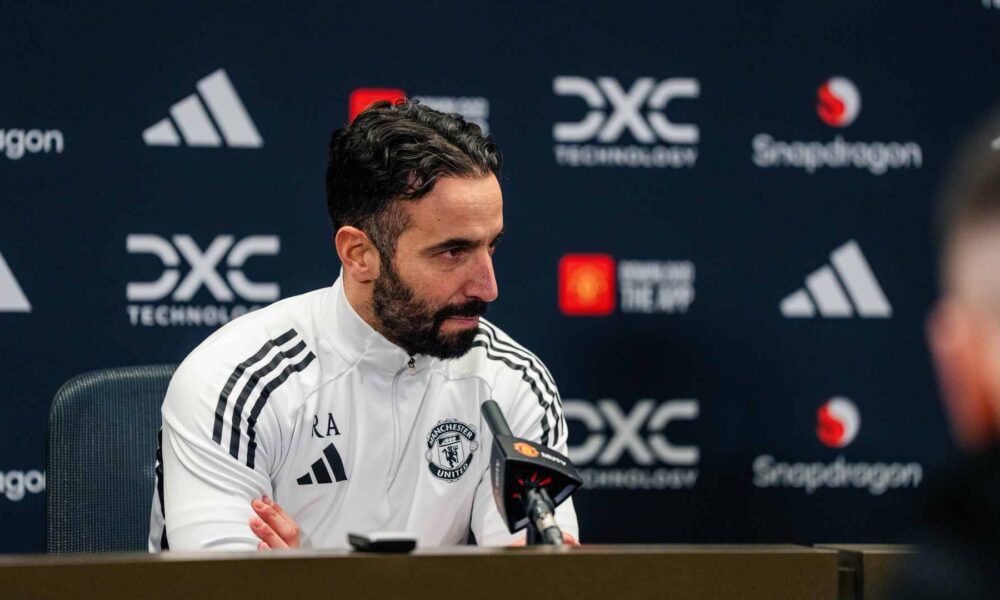 When will Ruben Amorim speak to the media ahead of Leeds United clash?