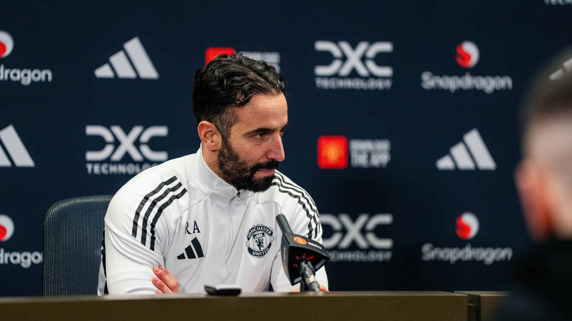 When will Ruben Amorim speak to the media ahead of Leeds United clash?