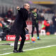 MILAN, ITALY - JANUARY 08: Massimiliano Allegri, Head Coach of AC Milan, gives the team instructions during the Serie A match between AC Milan and Genoa CFC at Giuseppe Meazza Stadium on January 08, 2026 in Milan, Italy. (Photo by Marco Luzzani/Getty Images)