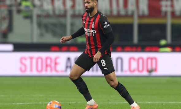 MILAN, ITALY - NOVEMBER 29: Ruben Loftus-Cheek of AC Milan in action during the Serie A match between AC Milan and SS Lazio at Giuseppe Meazza Stadium on November 29, 2025 in Milan, Italy. (Photo by Marco Luzzani/Getty Images)