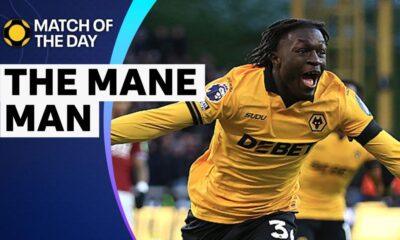 Mateus Mane celebrates in Wolves kit