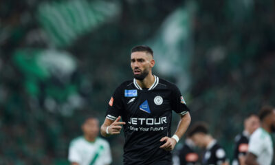 JEDDAH, SAUDI ARABIA - OCTOBER 17: Yannick Carrasco of Al Shabab looks on during the Saudi Pro League match between Al Ahli and Al Shabab at King Abdullah Sports City on October 17, 2025 in Jeddah, Saudi Arabia. (Photo by Yasser Bakhsh/Getty Images)