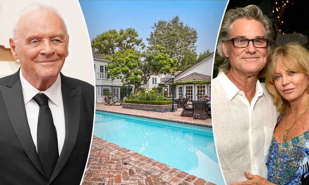 Anthony Hopkins buys Goldie Hawn Kurt Russell former Pacific Palisades home