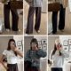 Christine Andrew in fall outfits pants from Aritzia