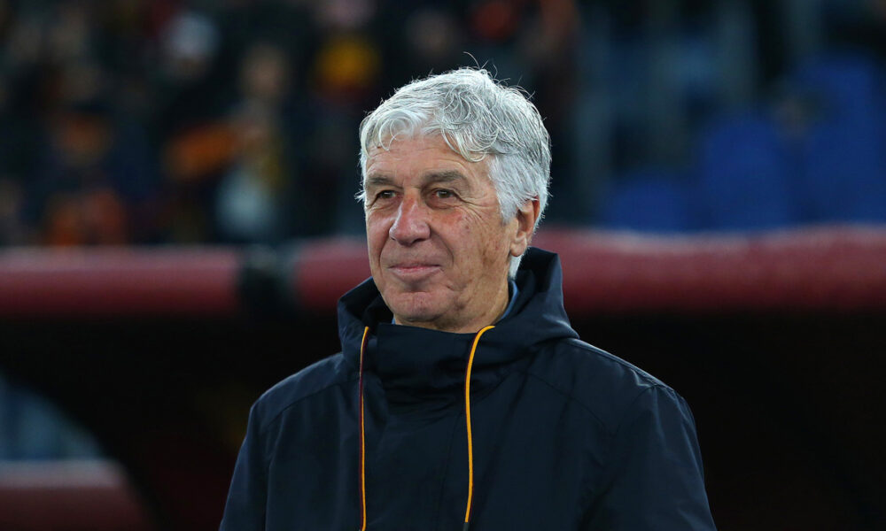 ROME, ITALY - JANUARY 13: AS Roma head coach Gian Piero Gasperini looks on during the Coppa Italia match between AS Roma and Torino FC at Olimpico Stadium on January 13, 2026 in Rome, Italy. (Photo by Paolo Bruno/Getty Images)