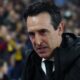 Aston Villa manager Unai Emery before the match
