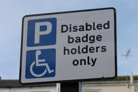 Huge increase in the number of fines issued to drivers illegally parking in disabled spaces