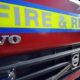 Fifty firefighters battle major fire involving multiple cars at greenhouse in Ower