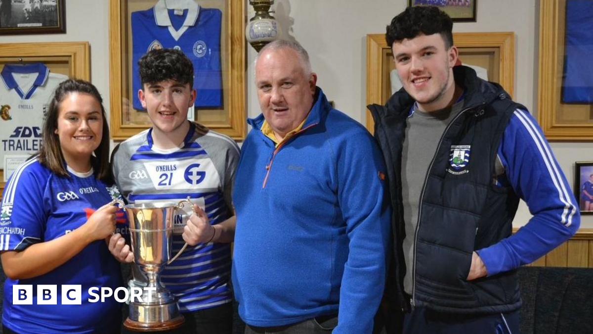 Danny Quinn with his children Amy, Dara and Conor