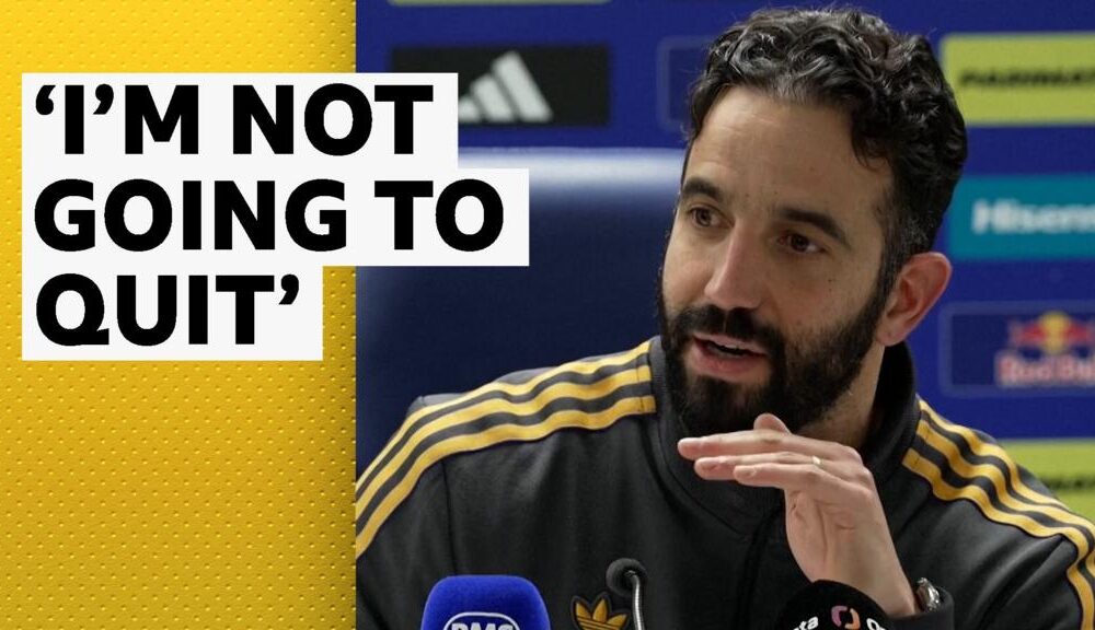 Ruben Amorim in press interview