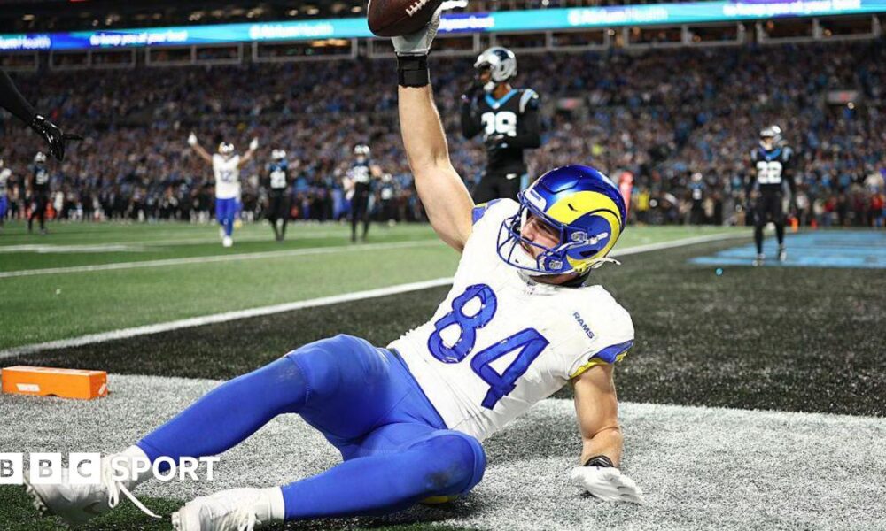 Colby Parkinson caught the winning touchdown with 38 seconds left