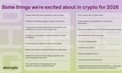 VC Firm a16z Flags Stablecoins, Tokenization and Privacy as Key Themes for 2026