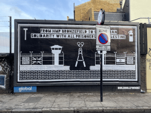 Met Police intervene to remove political prisoners solidarity ad