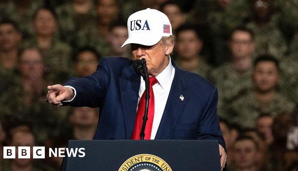 Trump calls for US military spending to rise more than 50% to $1.5tn