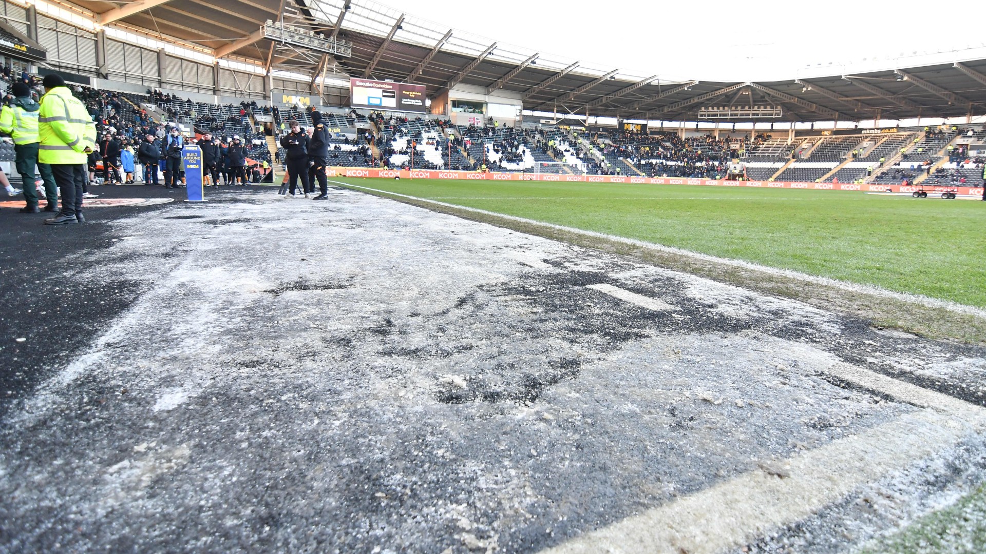 Championship clash postponed 18 MINUTES before kick-off despite visitors making 400-mile round trip