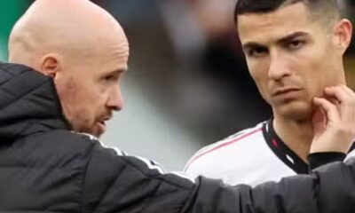 Cristiano Ronaldo and Erik ten Hag