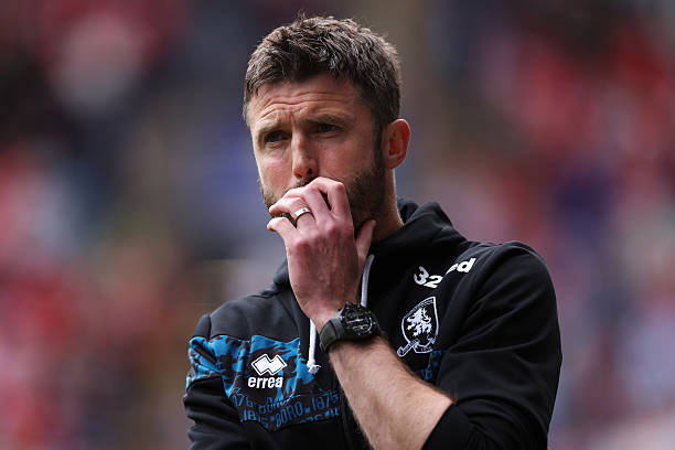 Michael Carrick, Manager of Middlesbrough pictured during the Sky Bet Championship match between Coventry City FC and Middlesbrough FC at The...