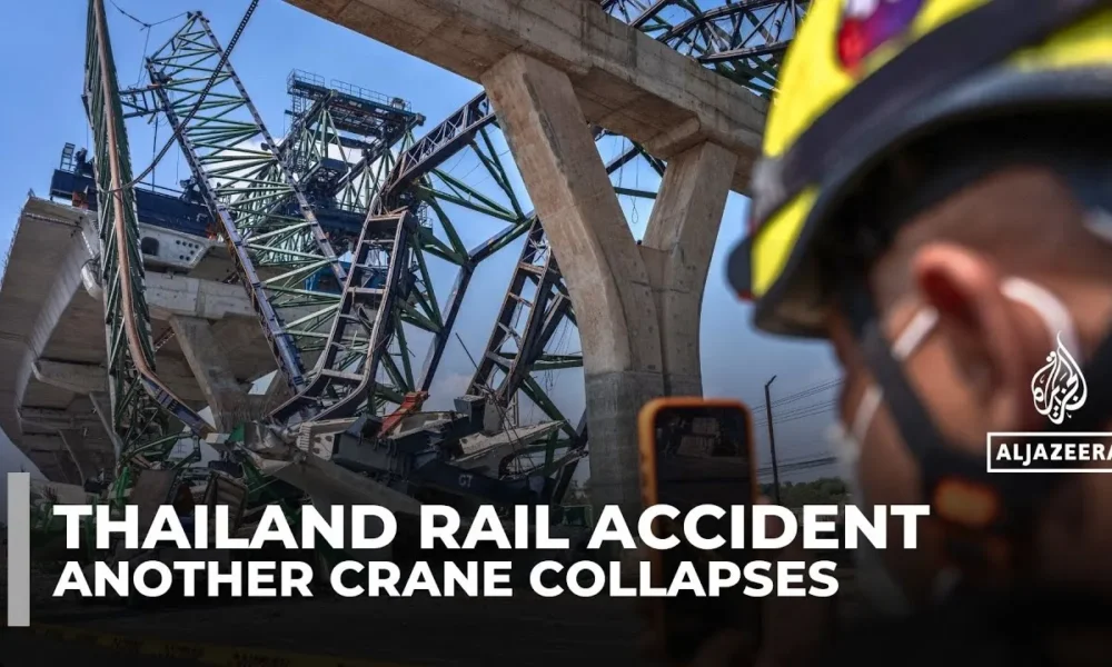 Crane collapse in Thailand claims two lives, following the death of 32 the previous day