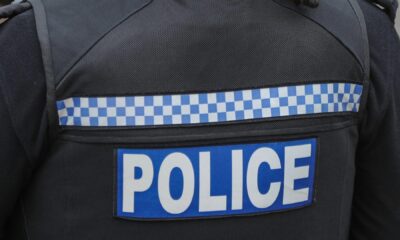 Policewoman punched in the throat by man who was fleeing car crash scene as two arrested