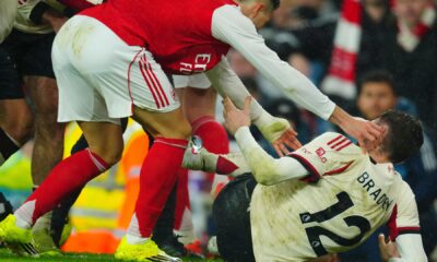 Liverpool star Conor Bradley ruled out for rest of season with knee injury and set for surgery after Martinelli row