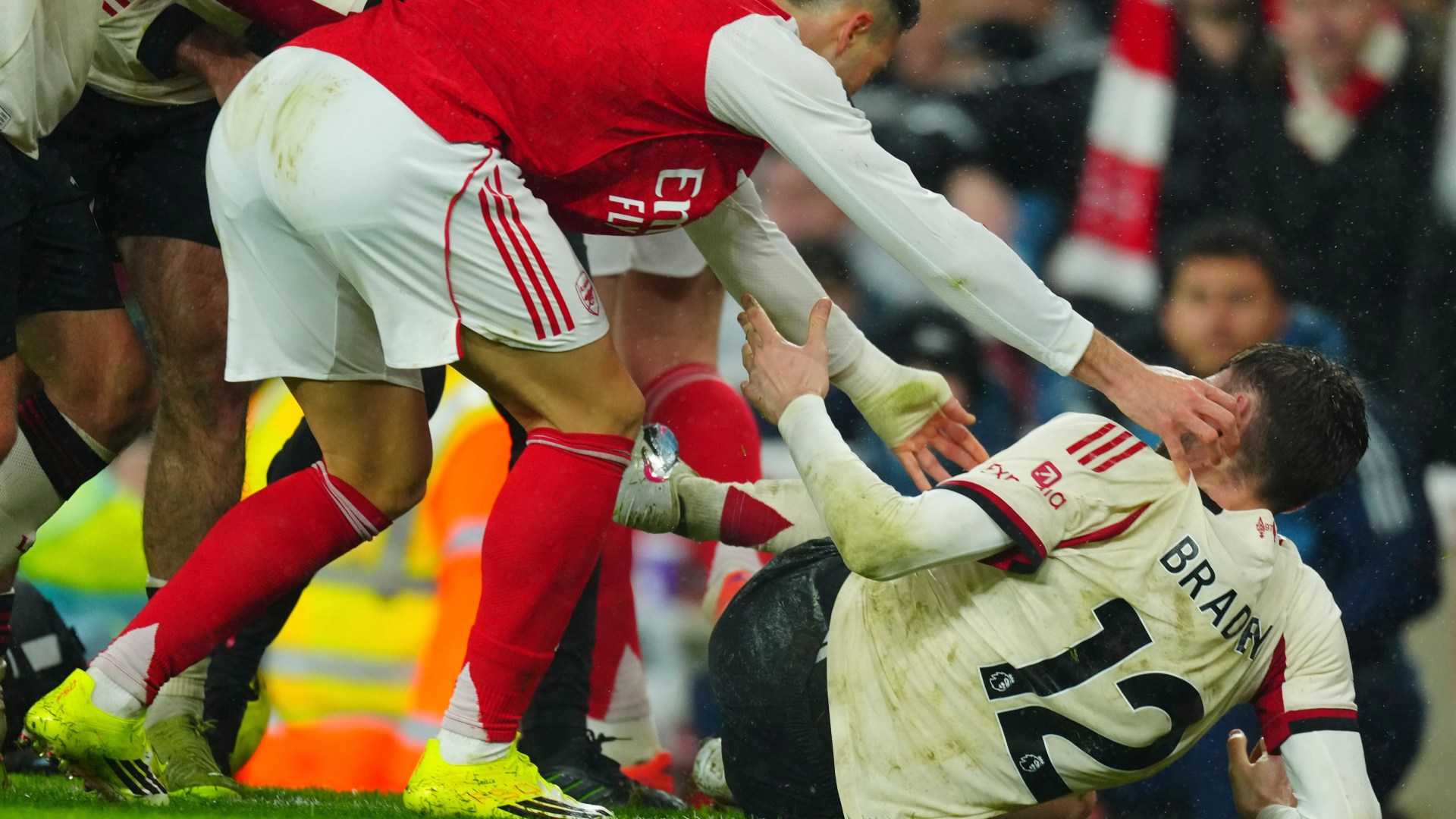 Liverpool star Conor Bradley ruled out for rest of season with knee injury and set for surgery after Martinelli row